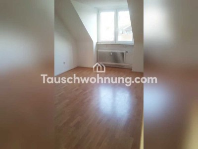 Tauschwohnung: Helle Dachgeschosswohnung 3,5 Zimmer