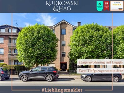 Gepflegte Eigentumswohnung || Loggia || Zwei Tiefgaragenplätze