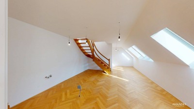 3-Zimmer-Dachwohnung mit urbanem Flair