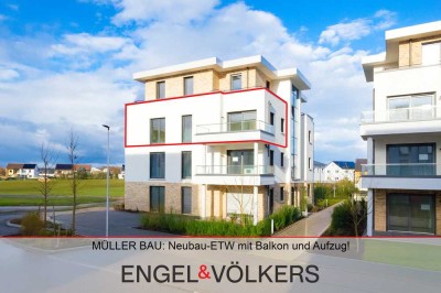 MÜLLER BAU: Neubau-ETW in höchster Qualität mit Balkon und Aufzug!