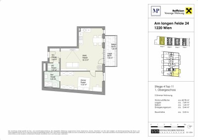 Eigentumswohnung | Stadt. Land. Fluss. | 2 - Zimmer Wohntraum - Top 4/11