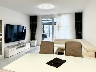 Gepflegtes Reihenmittelhaus mit großer Terrasse und Garage in ruhiger Lage