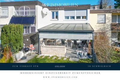 Rundum modernisiert: Einziehen & wohlfühlen – Hochwertiges Reihenhaus mit Aufstockungspotenzial!