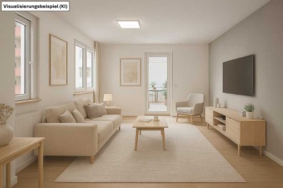 Erdgeschoßwohnung in zentraler Lage mit Terrasse und TG-Stellplatz