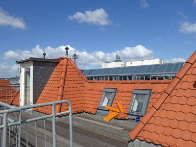 Top 1Raum-Wohnung! Terrasse mit Blick über die Dächer! Mitten in der City!