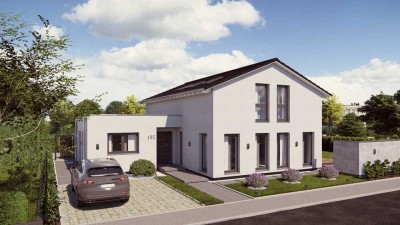 Babenhausen OT, Neubau Erstbezug, massive Bauweise in Feldrandlage!