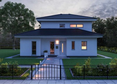 Haus mit großer Terrasse. Für den Landeanflug Ihrer Freunde.