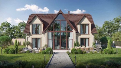 Provisionsfrei! Luxus-Villa in Kleinmachnow: 12 Zimmer, 2200 m² Grundstück, Design-Ausstattung & Spa