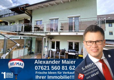 Wow! 5-Zi-LUXUS-Wohnung auf 3 Etagen: Wintergarten, Terrasse, Balkon zentral in Lörrach! ELW möglich