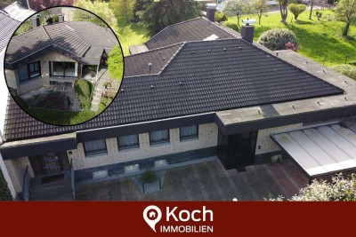 Wohnen, Arbeiten, Entspannen – vielseitiger Bungalow mit Sauna, Garten und Weitblick!