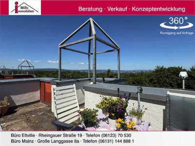 Maisonettewohnung mit Terrasse und schönem Blick in guter Lage
