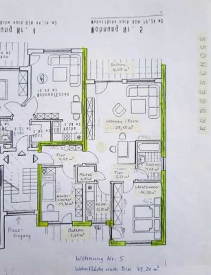 Gepflegte 3-Zimmer Wohnung mit Balkon in Theres