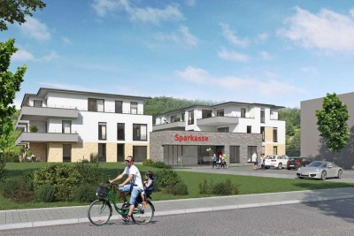 Exklusives 2-Zimmer-Neubau-Penthouse  – mit XL-Stellplatz & hochwertiger Einbauküche