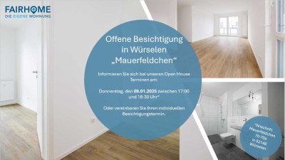 Wohnen im Neubau: Geräumige 3-Zimmer-Wohnung inkl. Einbauküche