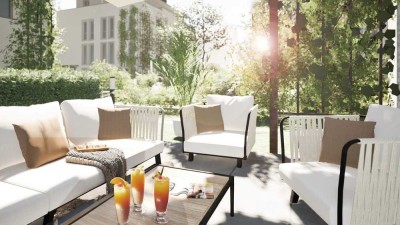 Viel Platz auf einer Ebene – 4-Raumwohnung mit Terrasse und Gartenanteil