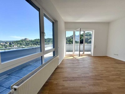 Maisonette-Wohnung mit Schlossblick – stilvolles Wohnen auf zwei Ebenen