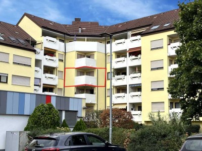 Ruhig gelegene 2-Zimmer-Eigentumswohnung mit Loggia und TG-Stellplatz