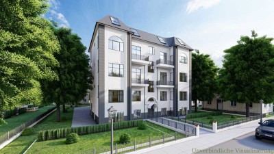 Stilvolle 3-Zimmerwohnung mit 2 Balkonen & Stellplatz - Erstbezug nach Kernsanierung PROVISIONSFREI