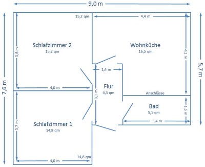 Gemütliche Dachgeschosswohnung