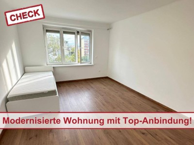 Modernisierte 3 Zimmer Wohnung mit idealer Raumaufteilung &amp; Top-Anbindung!