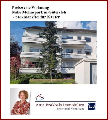 Preiswerte Wohnung Nähe Mohnspark in Gütersloh - provisionsfrei für Käufer