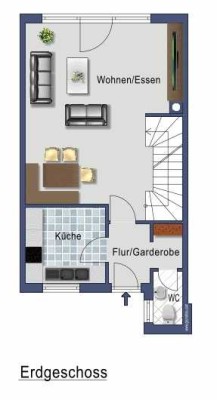 RMH mit Wohlfühlcharakter+Elbnähe, 5 Zi, ca. 124,85 m², ca. 200 m² Gartenanteil, vermietet, ohne PV