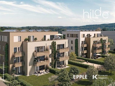 Modern & großzügig Wohnen: 5 Zimmer im 1. OG - mit zwei Balkonen, zwei Bädern & Abstellraum.