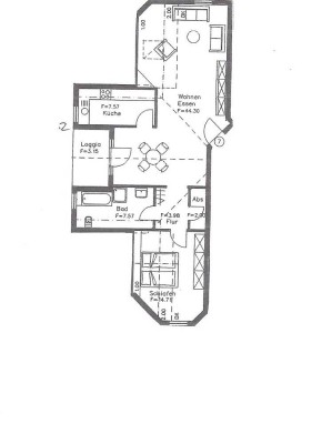 VON PRIVAT - Schöne 2 ZKBB mit PKW Stellplatz in Birkenheide