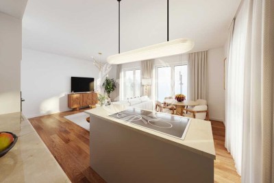 KfW 40! Hochwertige 3-Zimmer-Wohnung mit Garten – förderfähig & ruhig gelegen