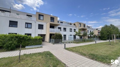 # SQ - GARTENWOHNUNG IN EINEM NEUBAU - GRELLGASSE - 3 ZIMMER + GARTEN