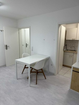 Möblierte 1-Zimmer-Wohnung ALL INKLUSIVE mit Terrasse und Einbauküche in VEITSHÖCHHEIM  (Birkental)