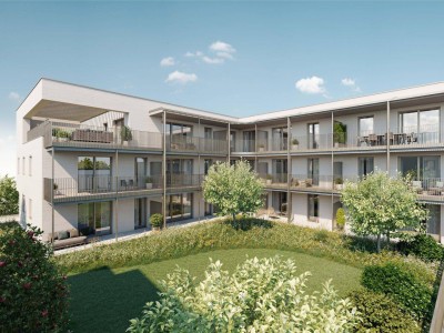 3 Zimmer Wohnung mit 99m² großem Garten am Josef Mayburger Kai