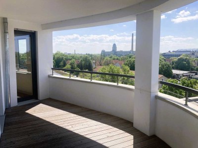 Exklusive 3,5 Zimmer-Penthouse-Wohnung für höchste Ansprüche im 6. OG mit 2 Dachloggien!