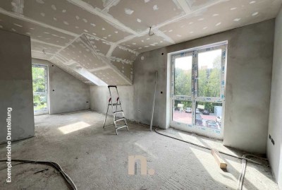 // Hier lieb ich's! Erstbezug: 3-Zimmer-Neubau mit Aufzug & Einbauküche - zentral, barrierearm