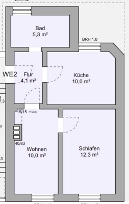 WE 02 Geschmackvolle 2-Zimmer-EG-Wohnung mit gehobener Innenausstattung in Ilvesheim