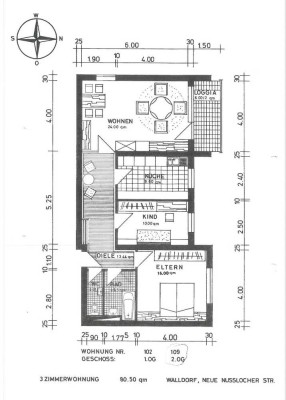 Walldorf-Zentrum! 80,5 m² Smart-Home, 2025 modernisiert, möbliert, vermietet oder frei