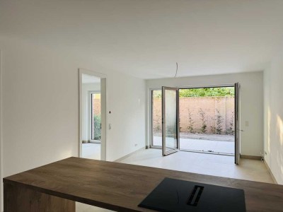 NEUBAU - 2-Zimmer-Wohnung im Innenhof mit Terrasse und Einbauküche