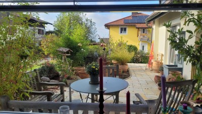 Schöne 2-Zimmer-EG-Wohnung im 2-Familienhaus mit Terrasse und Garten in Anthering