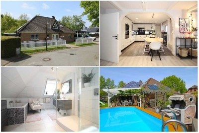 Eine Wohlfühloase für Sie und Ihre Familie! Einfamilienhaus mit Pool, Garage u. Doppelcarport