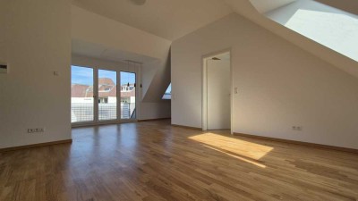 Neubau 2-Zimmer-DG-Wohnung zentral in Freiburg St.-Georgen