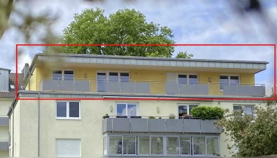 Penthouse-Wohnung in energieeffizientem, barrierefreiem Gebäude, betr. Wohnen möglich