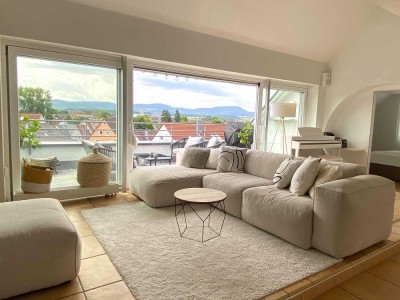 Courtagefreie Maisonettewohnung mit Galerie und Panoramablick - Mediterranes Wohngefühl