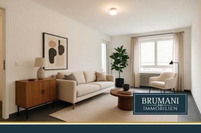 BRUMANI | Großzügige sanierte 3-Zimmer-Wohnung mit Balkon und zwei Bädern in Freiburg-Lehen