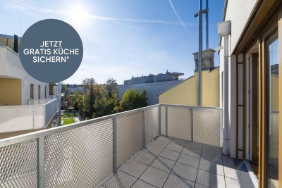 PROVISIONSFREI! Helle 2-Zimmer-Wohnung mit Schrankraum, Balkon, Bad mit Fenster