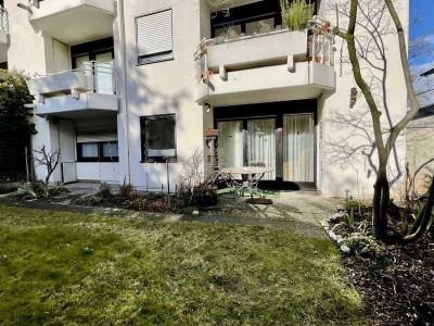 Helle und gut ausgestattete Gartenwohnung mit Terrasse im Bad Godesberger Villenviertel