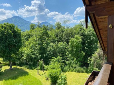 Der Ausblick geht in die Berge