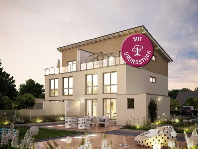 Moderne im doppelten Sinne in ruhiger Seitenstraße von Radebeul - Ost