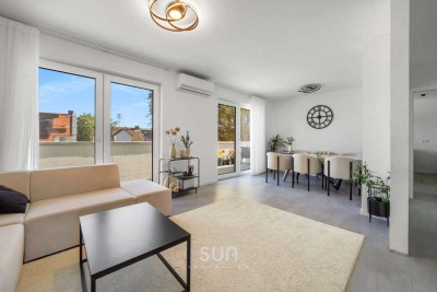 NACHHALTIGER LUXUS: Penthouse-Atmosphäre mit A+ Wärmepumpe in den Niddagärten