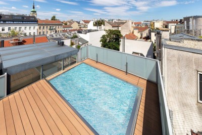 Karmelitermarkt - Penthouse mit Pool und Parkblick
