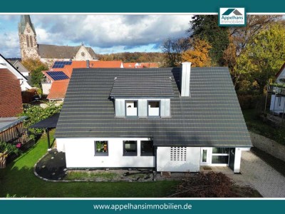 Chic und modern! Tolles Einfamilienhaus mit großem Garten und Garage!